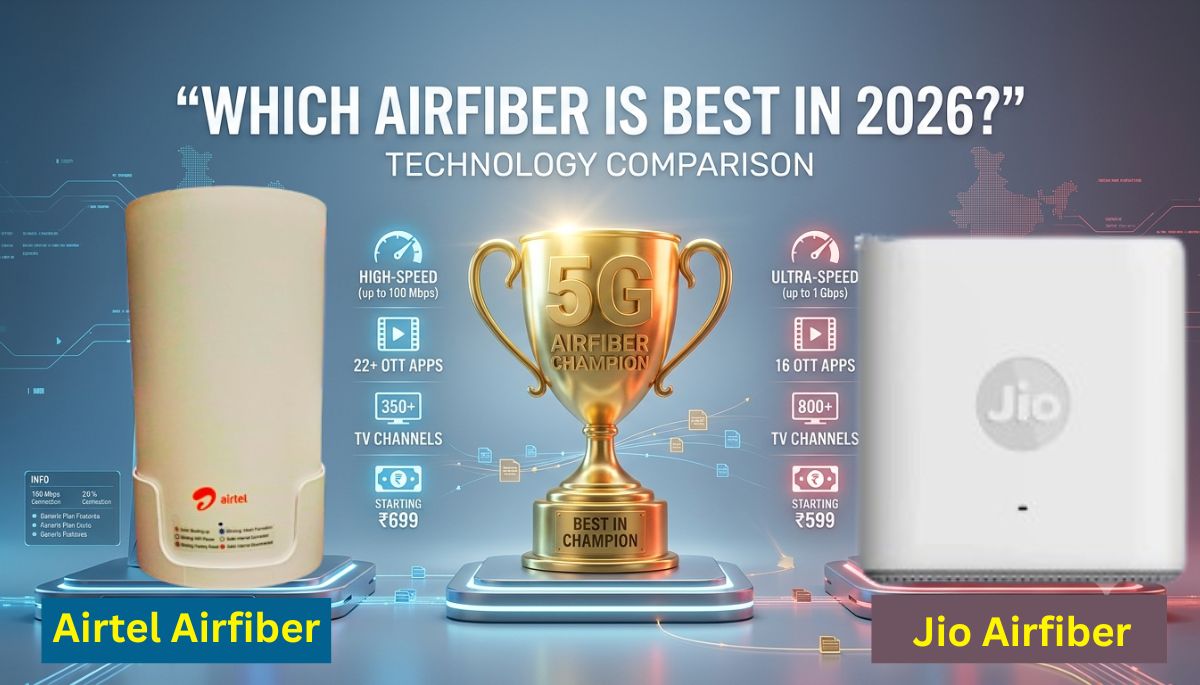 Which airfiber is best in 2026? Airtel vs Jio