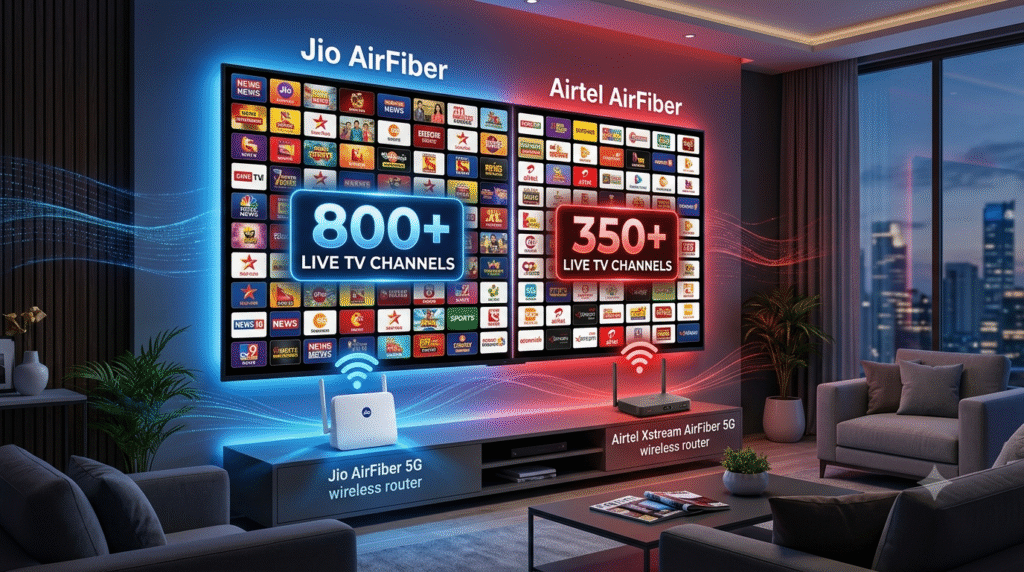 Which airfiber is best in 2026? Airtel vs Jio