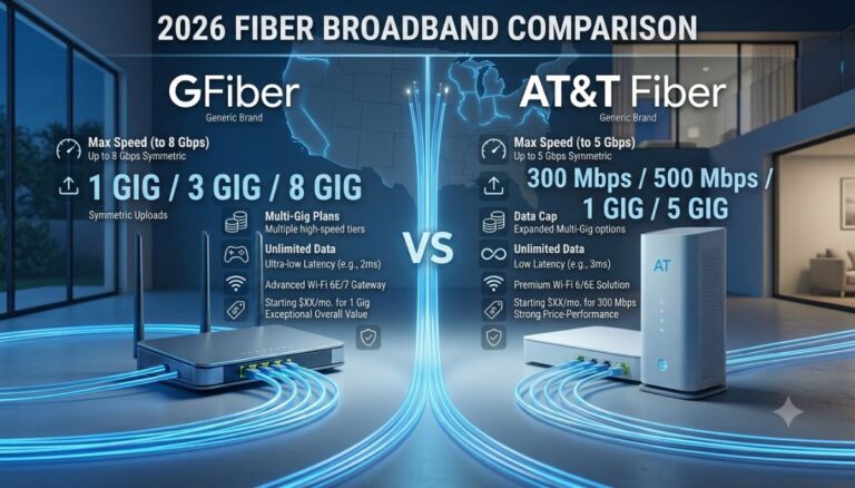 GFiber vs AT&T Fiber