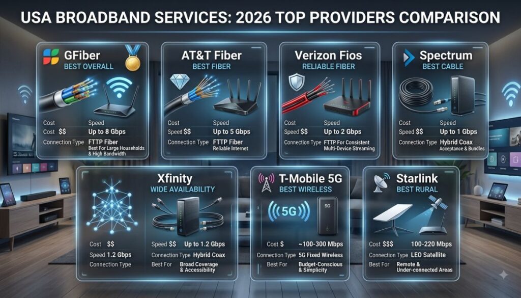 Best Broadband Providers in the USA