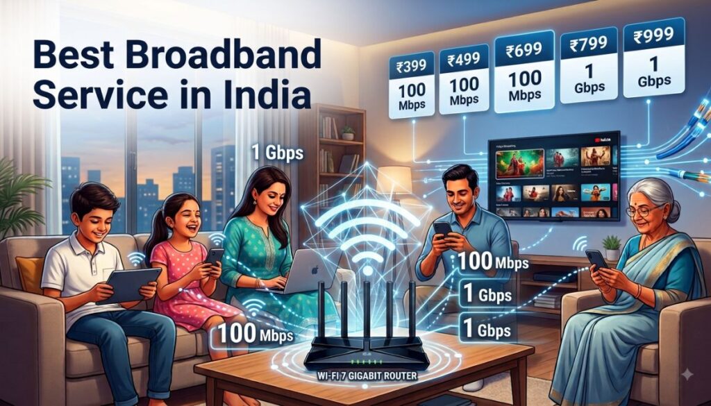 Best Broadband Service in India