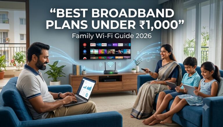 Best Broadband Plans Under ₹1000